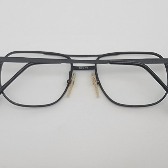 *SOLD* ArtCraft USA Matte Black Aviator Pilot USAF Air Force Eyeglasses Frame - Picture 10 of 13